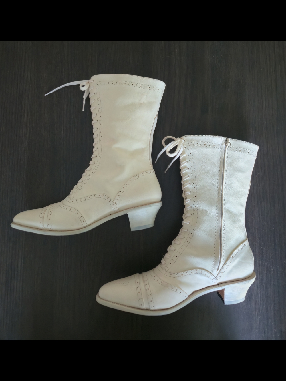 Handmade Lolita Victorian Leather Boots